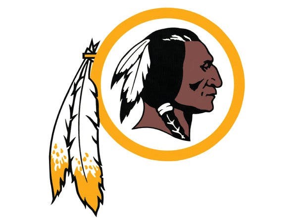 This logo existed on the Redskins' helmets for nearly 50 years until Dan Snyder retired the name and logo in 2020.