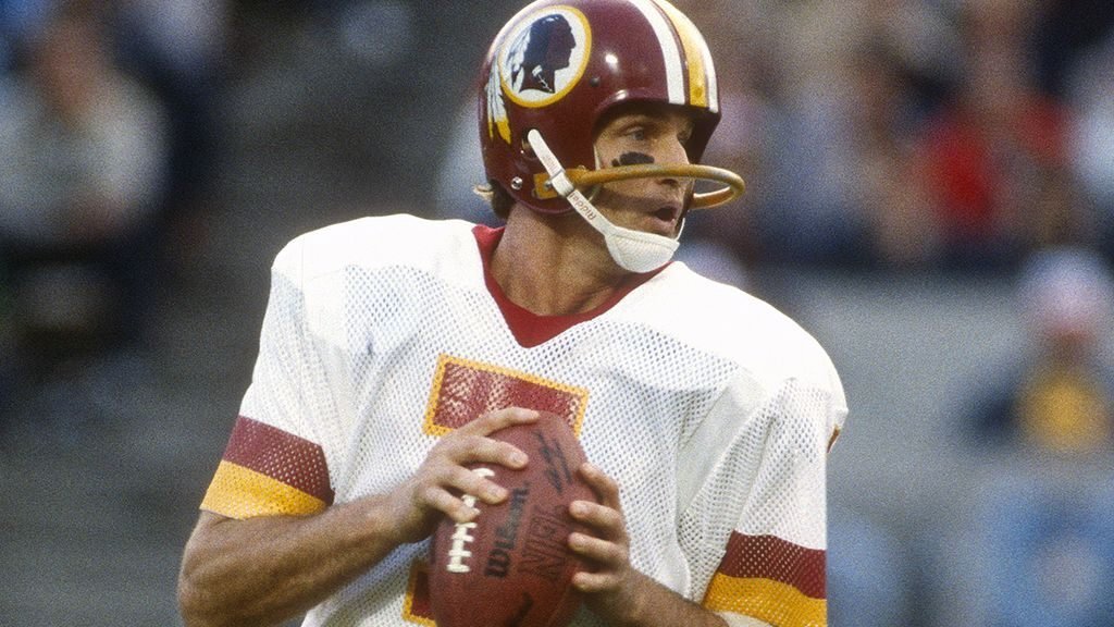 Joe Theismann set multiple franchise passing records in his 12 seasons as the Redskins' quarterback.